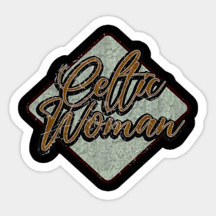 Celtic Woman #2 vintage design on top Sticker